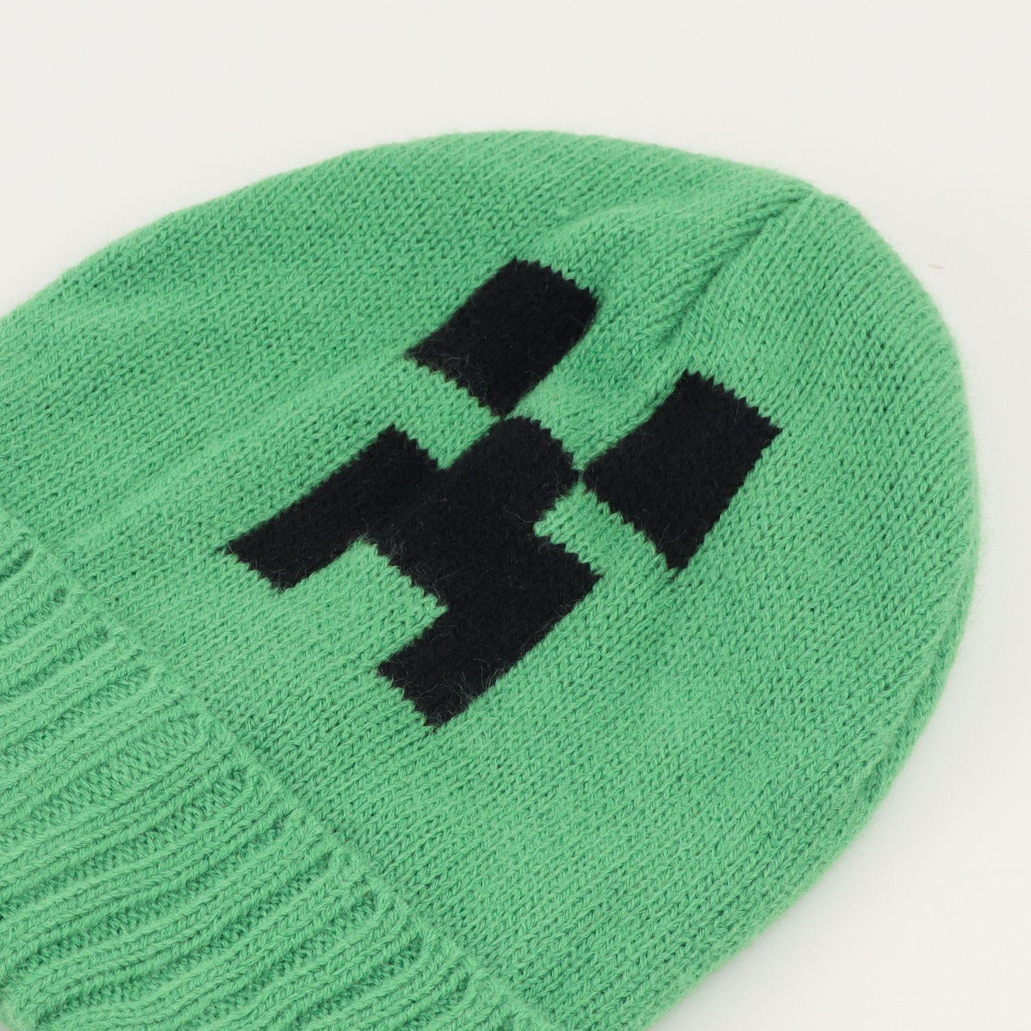 Gorro Niño Creeper Verde Minecraft-1