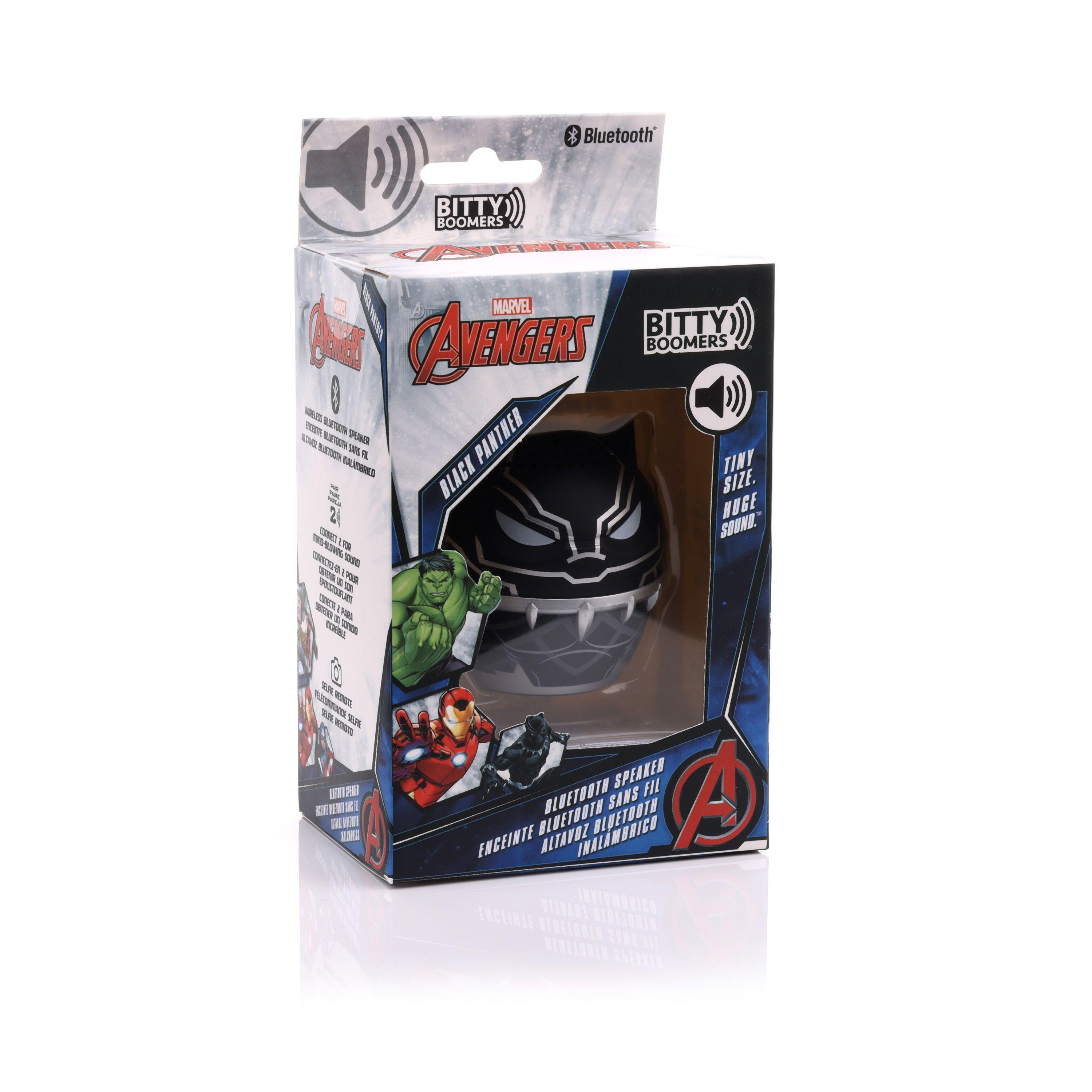 Parlante Bluetooth Portatil Black Panther Marvel Bitty Boomers-3