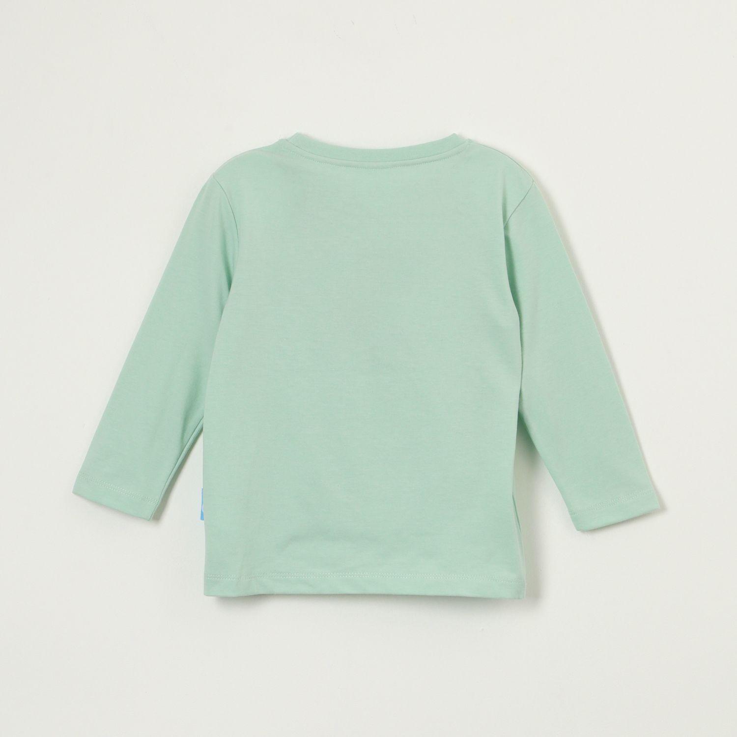 Polera Manga Larga Niño Peluche Verde Bluey-2