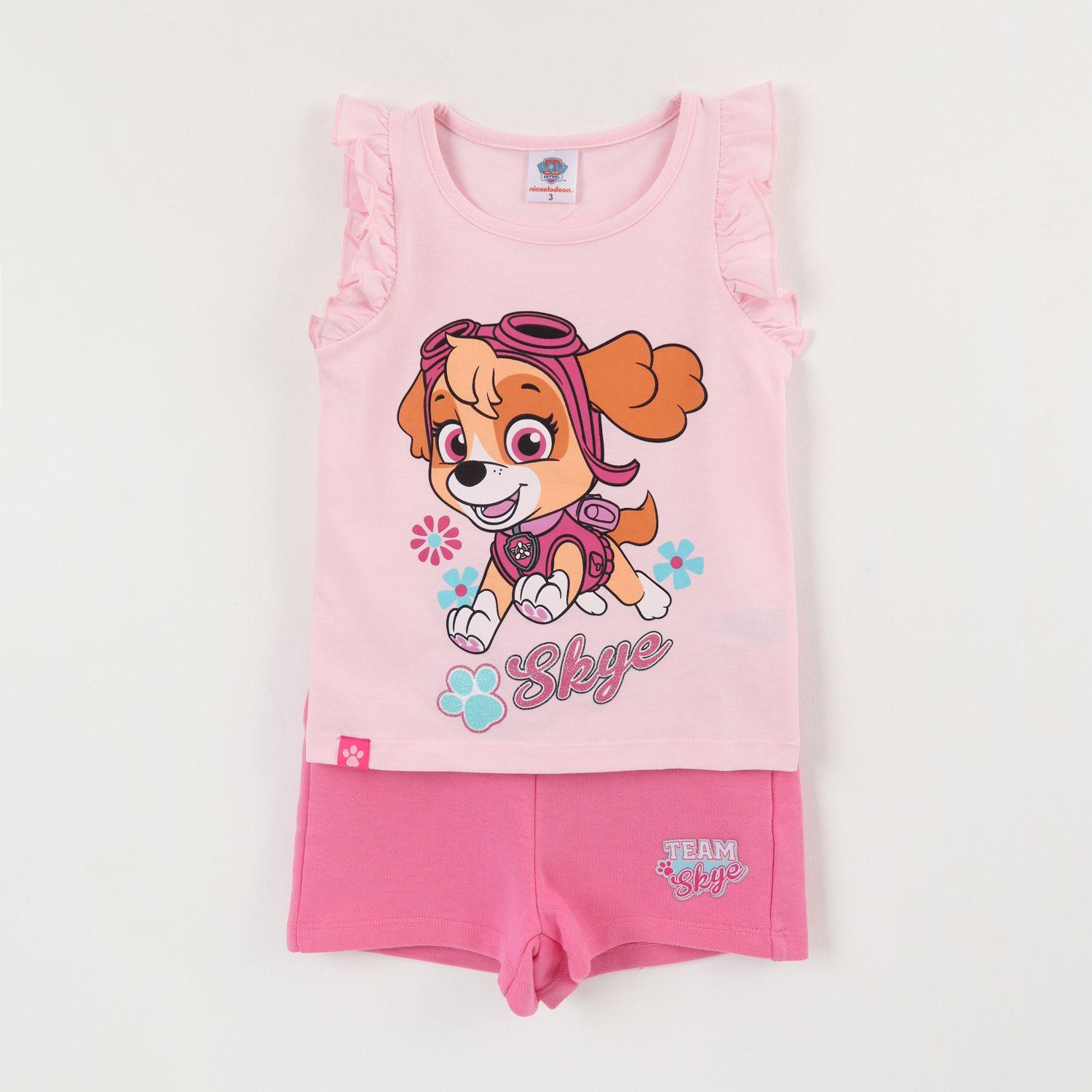 Conjunto Niña Rosado Skye Jumping Paw Patrol-0