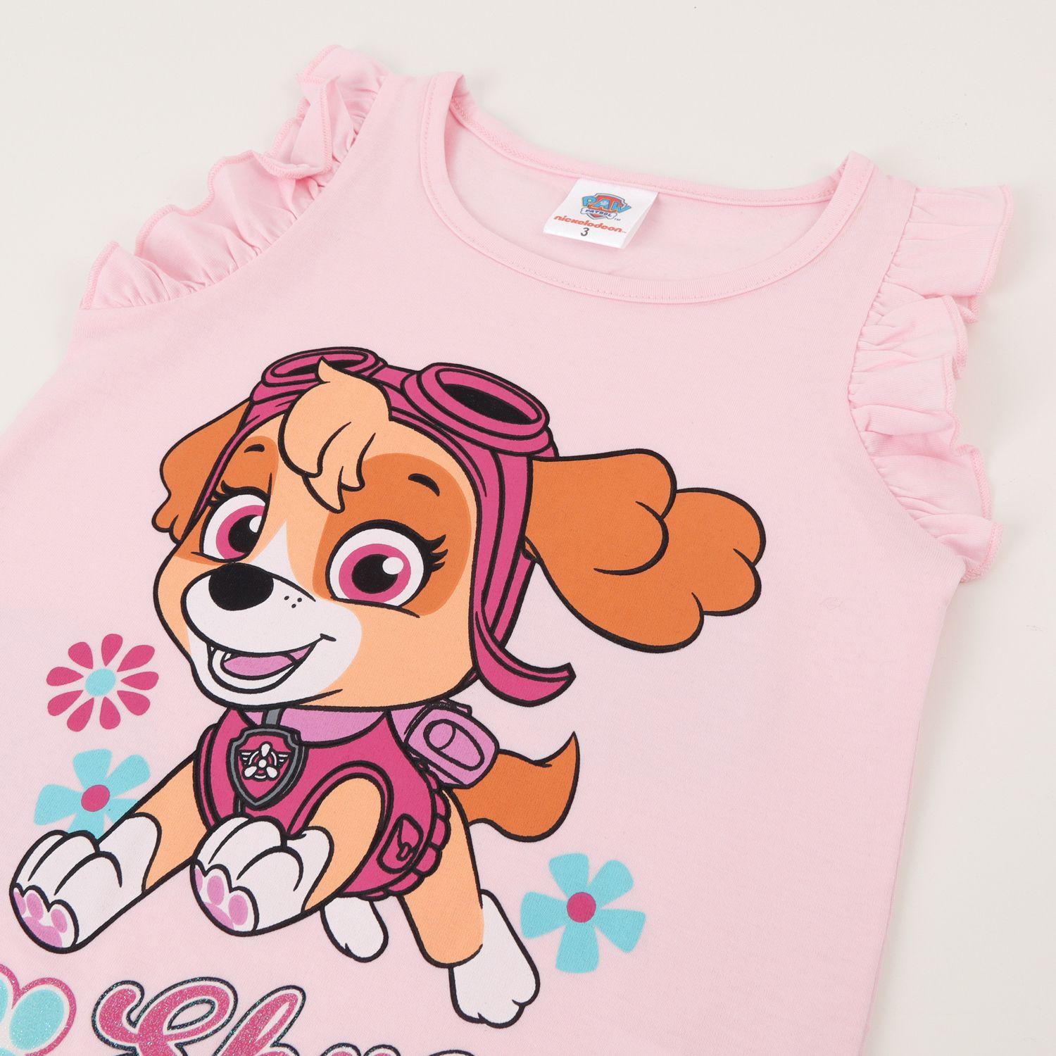 Conjunto Niña Rosado Skye Jumping Paw Patrol-2