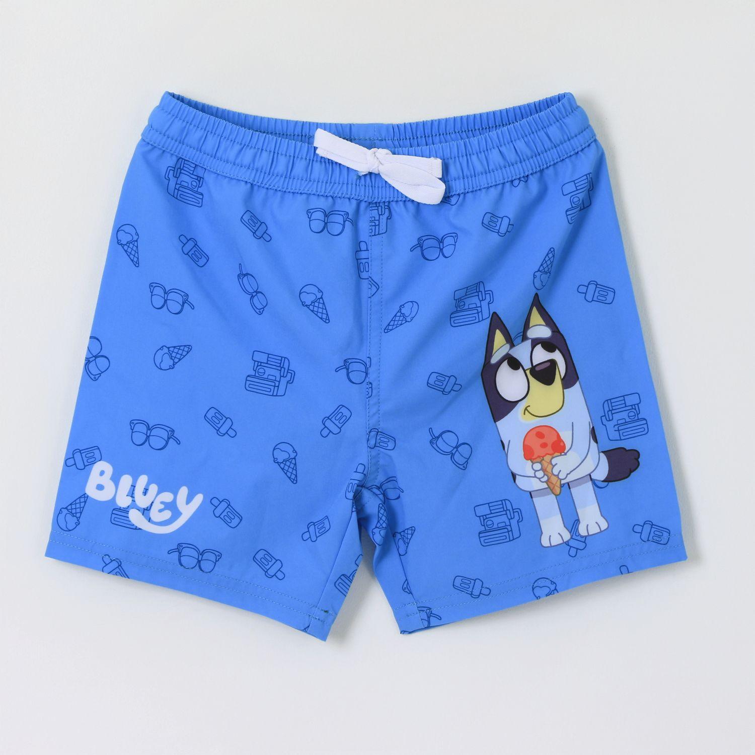 Traje de baño Niño Celeste Personaje Bluey-0