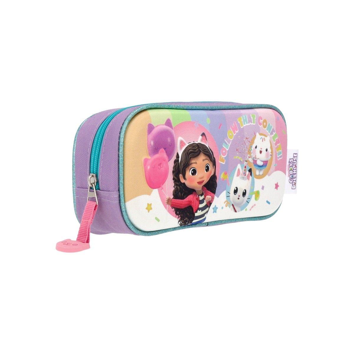 Set Mochila Con Lonchera Más Estuche Niña Gabby`s Dollhouse-5