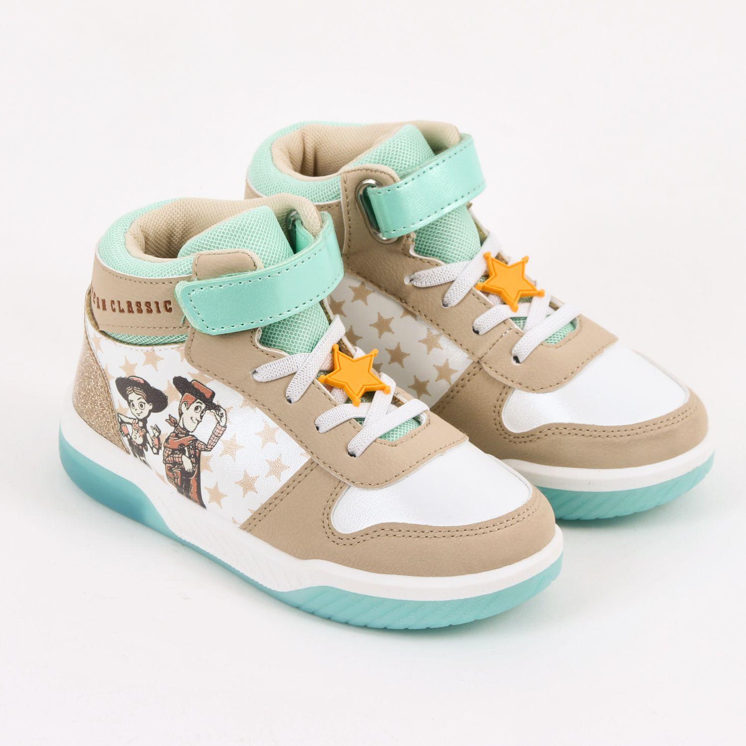 Zapatilla Luces Niña Woody & Jessie Toy Story Blanco Disney-1