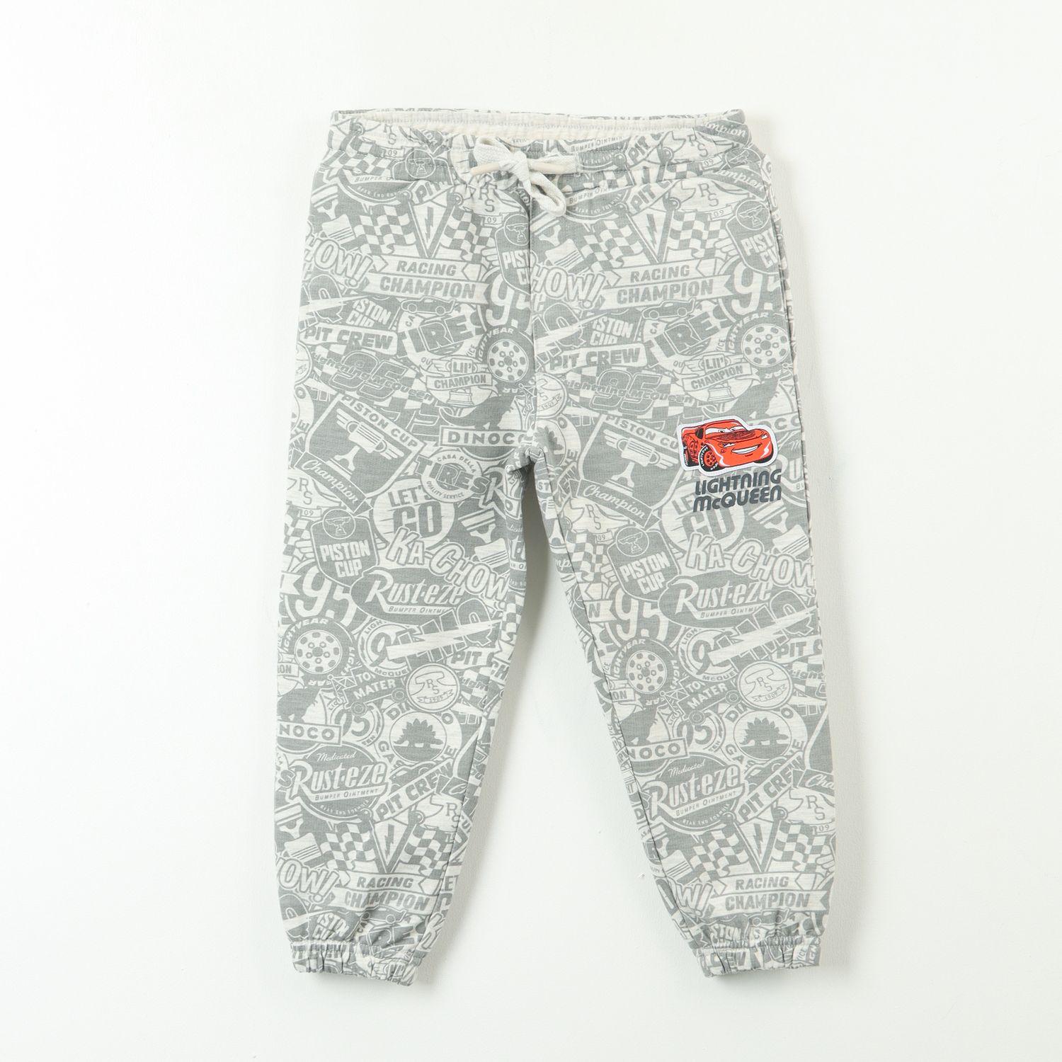 Pantalon De Buzo Niño Cars Estampado Gris Disney-0