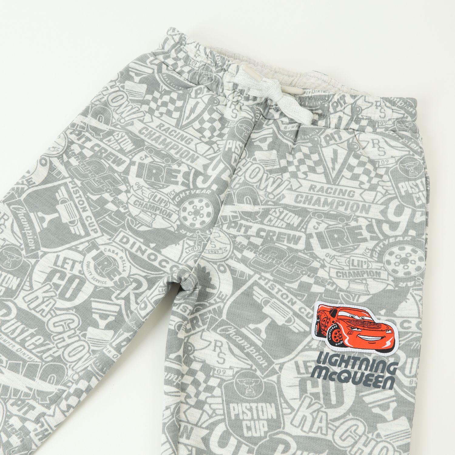 Pantalon De Buzo Niño Cars Estampado Gris Disney-1
