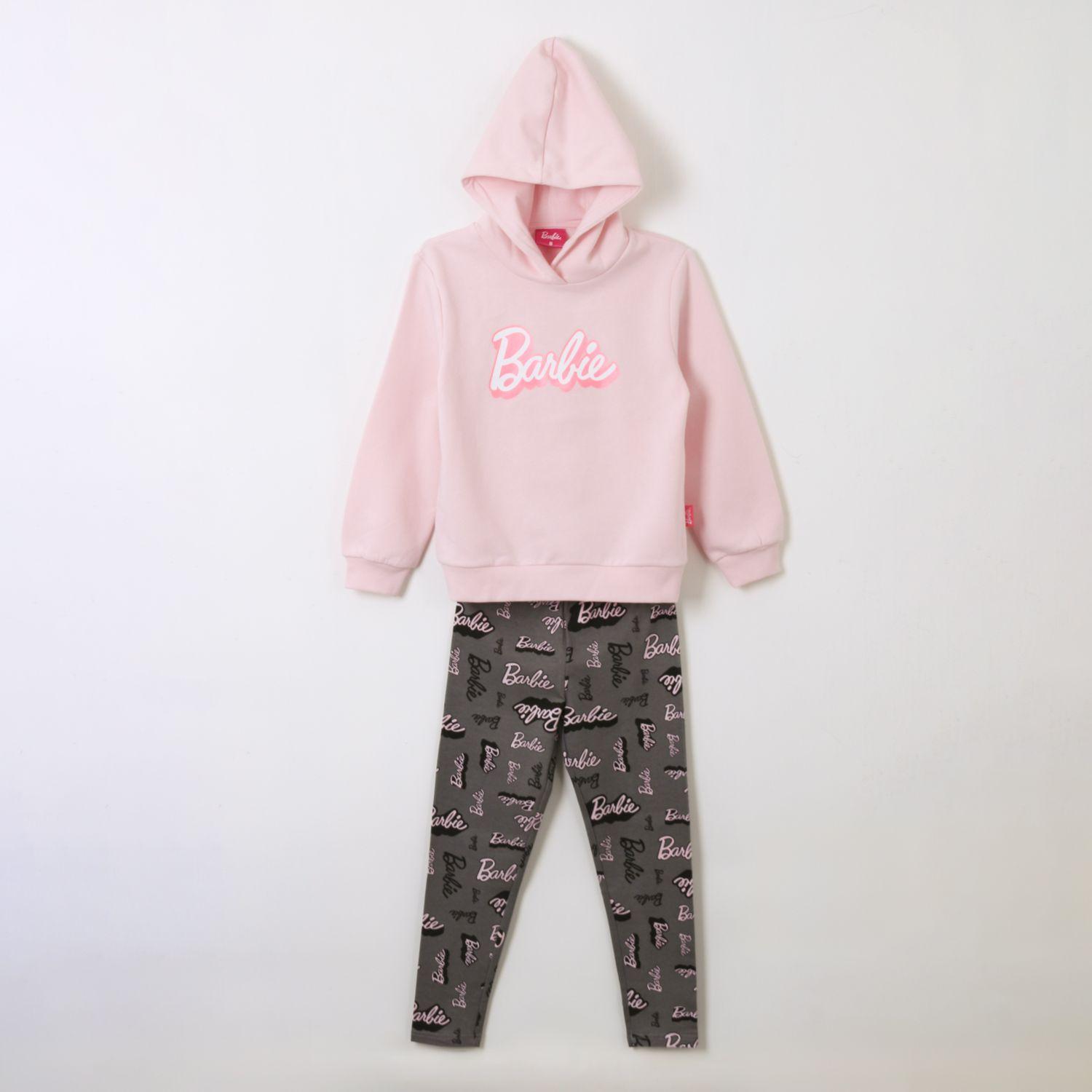 Conjunto Niña Logo Barbie Rosado Barbie-0