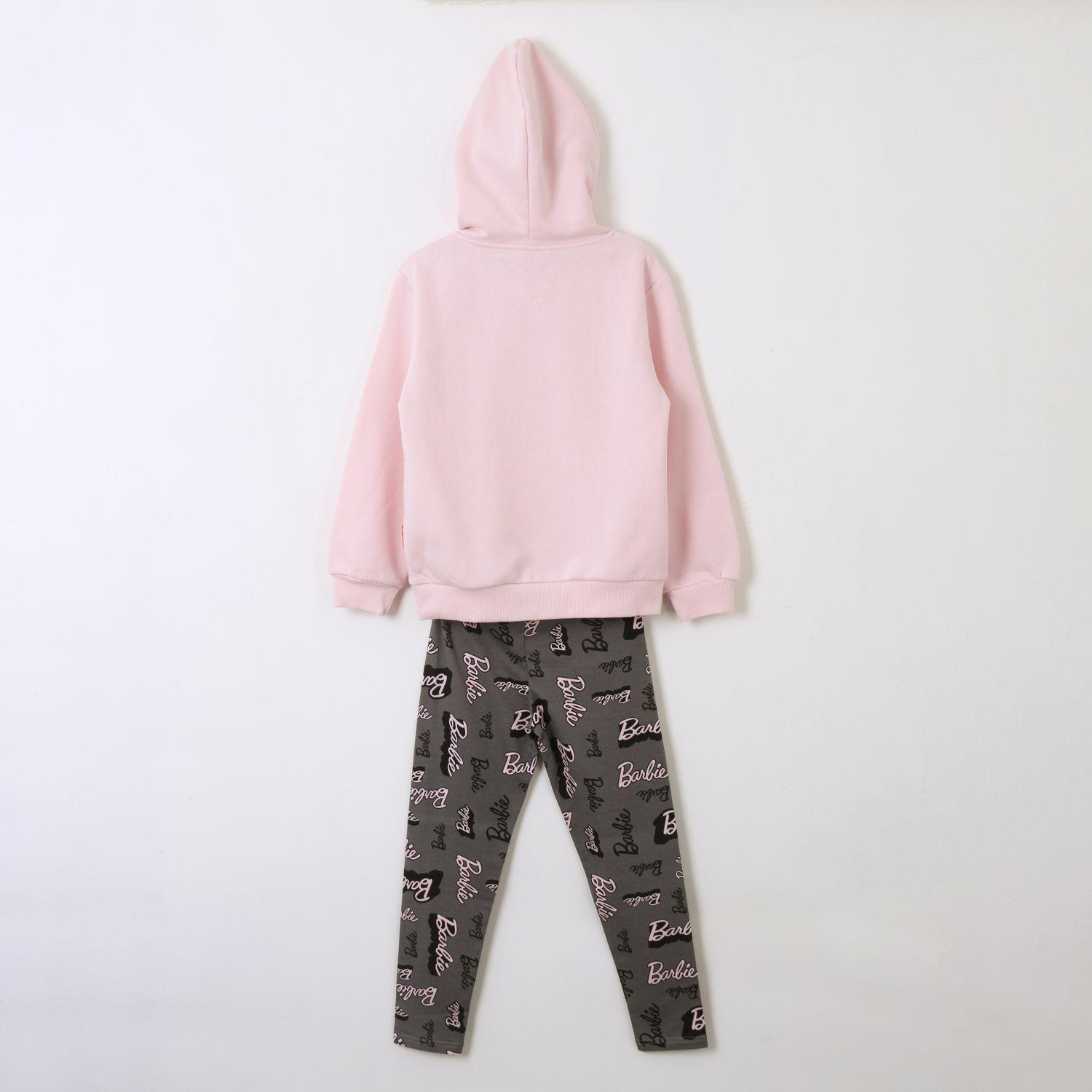Conjunto Niña Logo Barbie Rosado Barbie-1
