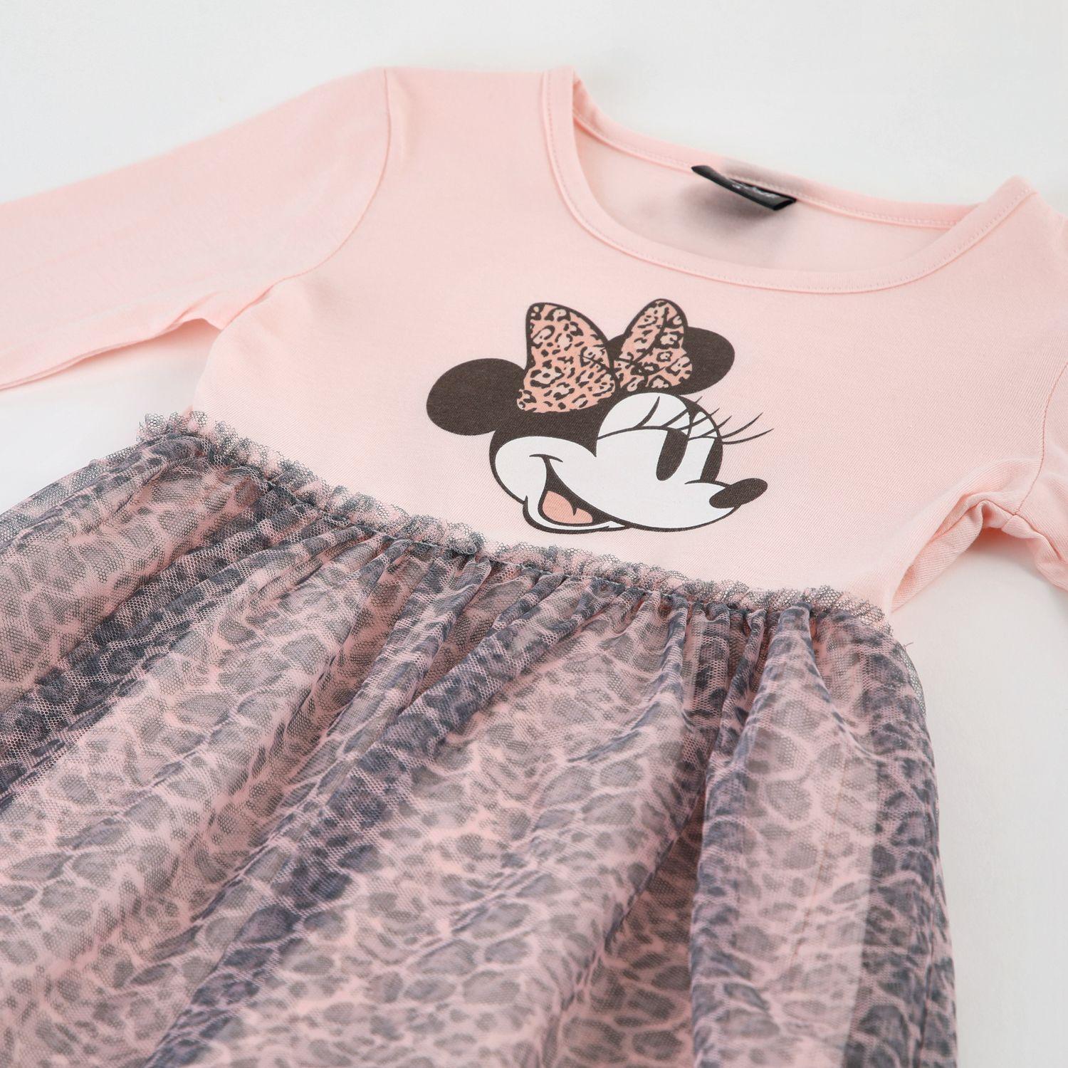 Vestido Tul Niña Minnie Disney Rosado-2