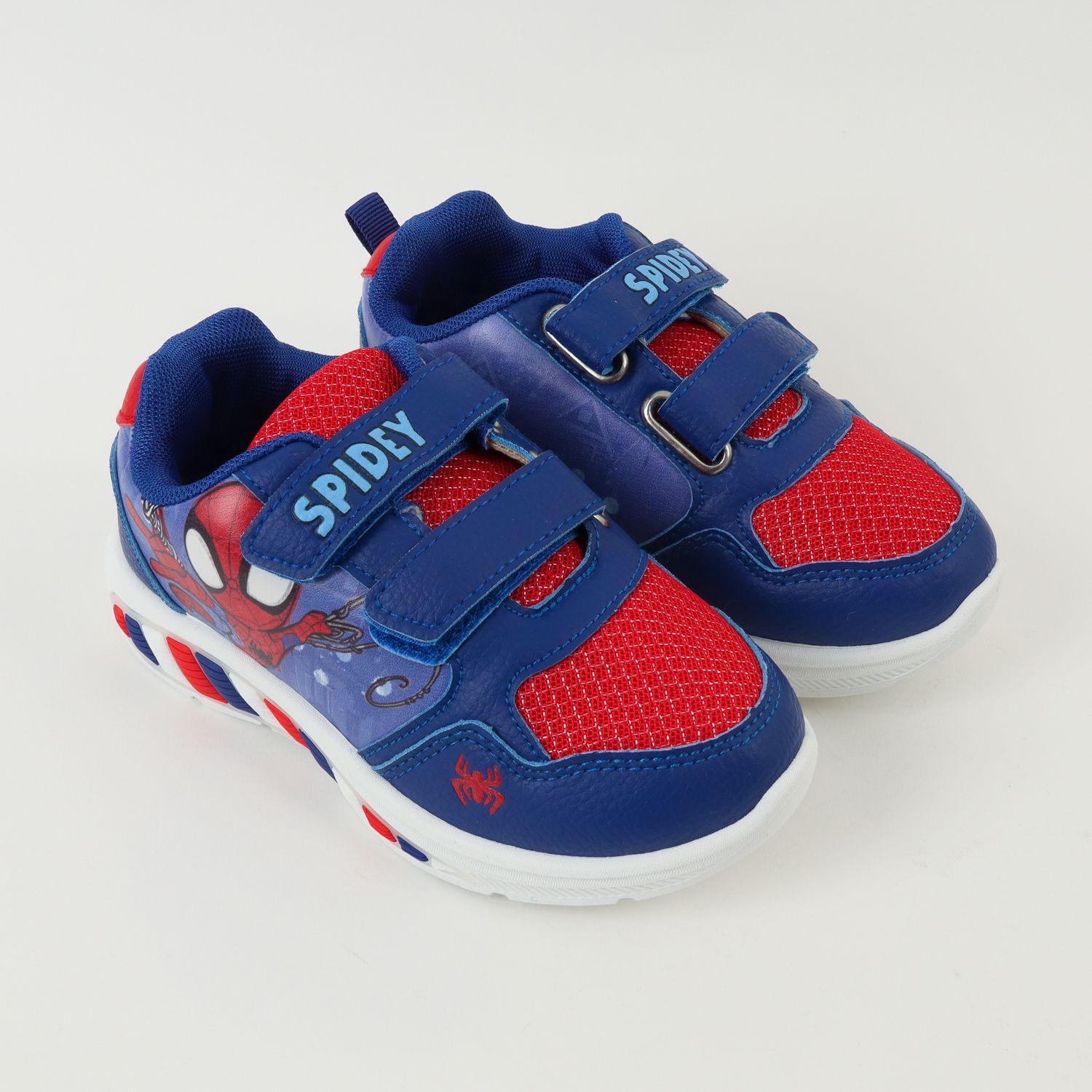 Zapatilla Con Luces Niño Spidey Flying Azul Marvel-1