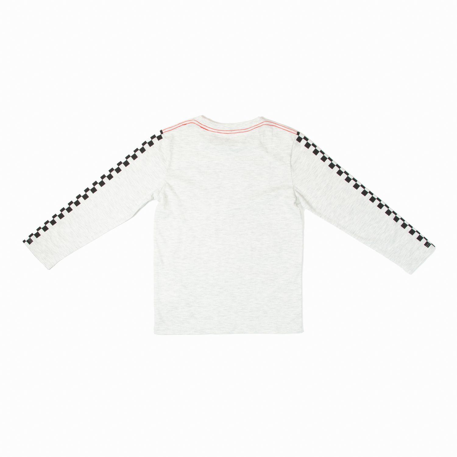 Polera Manga Larga Niño Cars Revista Blanco Cars-4