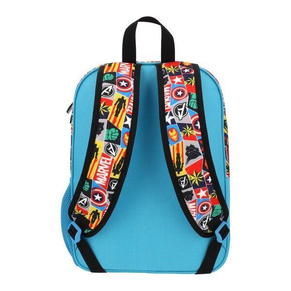 Mochila Escolar Niño Avengers Print Celeste Marvel-4