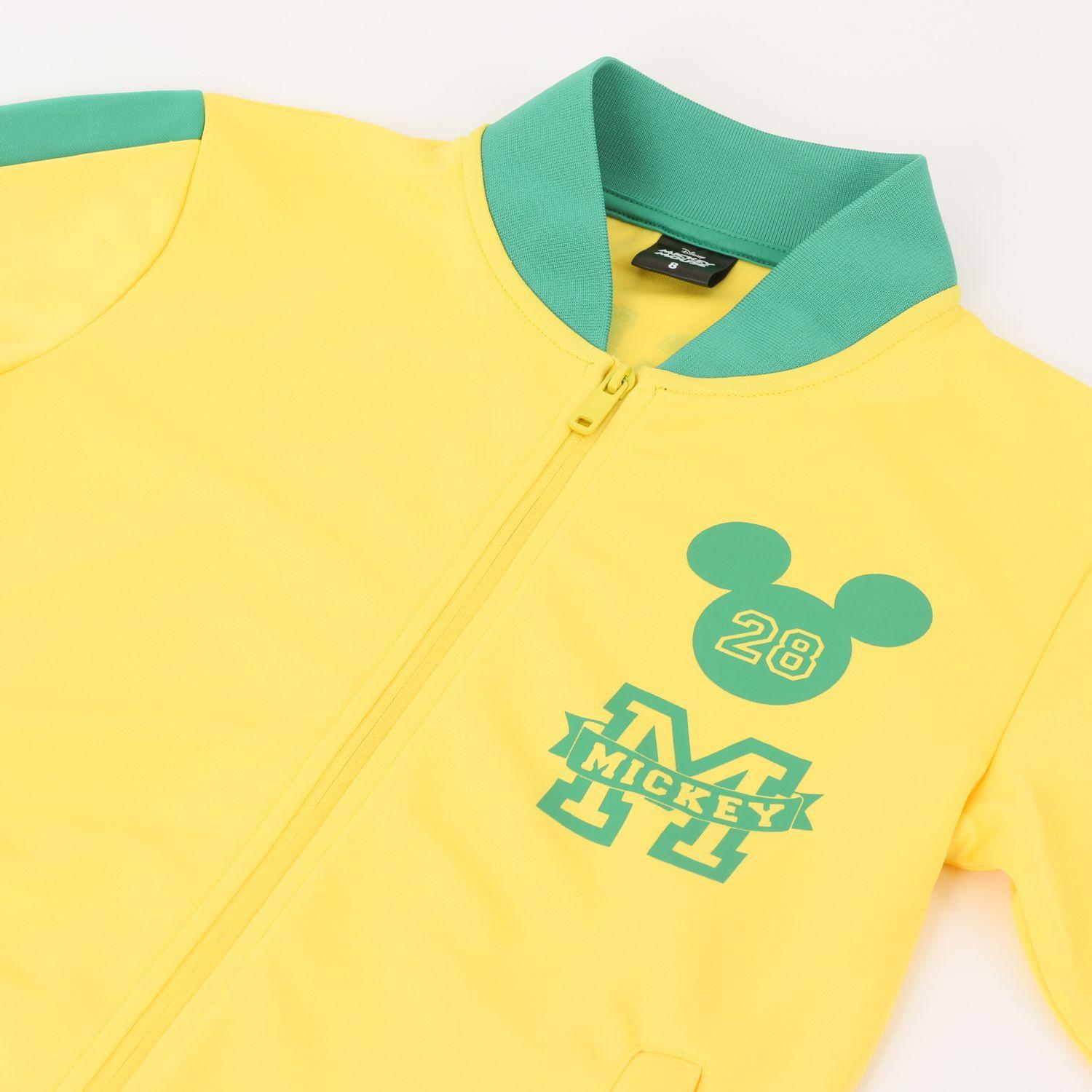 Polerón Deportivo Cierre Niño Fútbol Mickey Amarillo Disney-2
