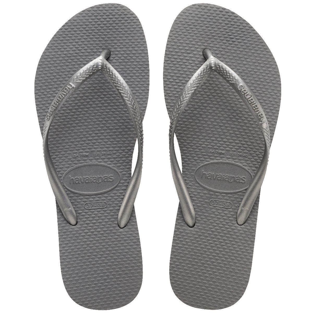 Sandalia Mujer Slim Gris Havaianas-0