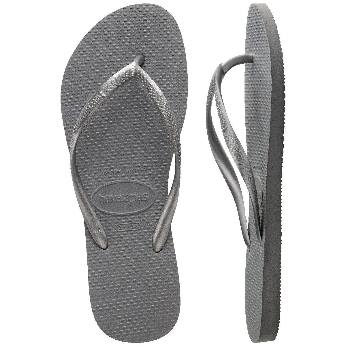Sandalia Mujer Slim Gris Havaianas-1