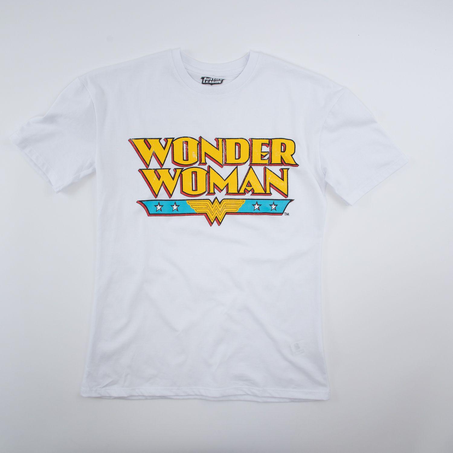 Polera Mujer Wonder Woman Escudo Blanco DC Comics-2