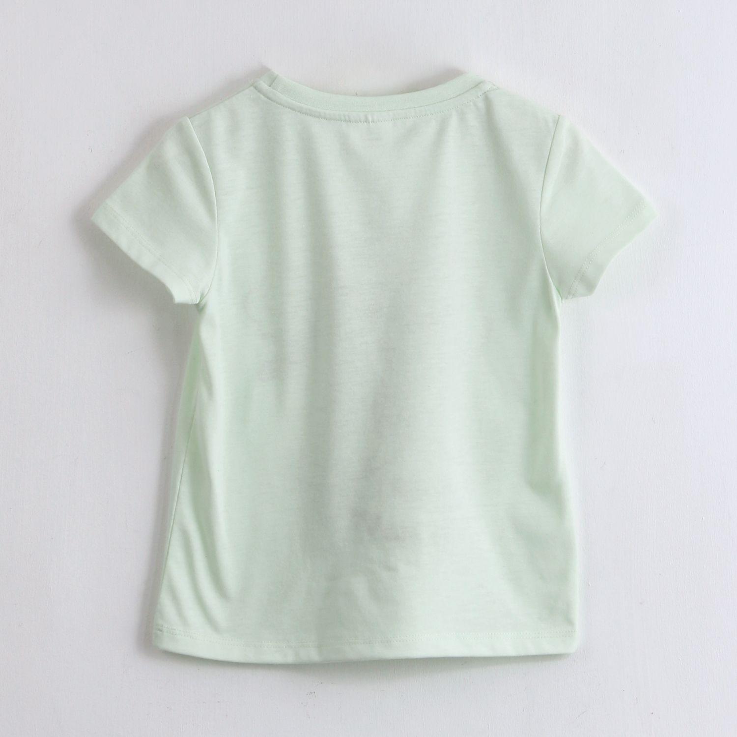 Polera Manga Corta Niña Paw Patrol Skye Foil Verde-2