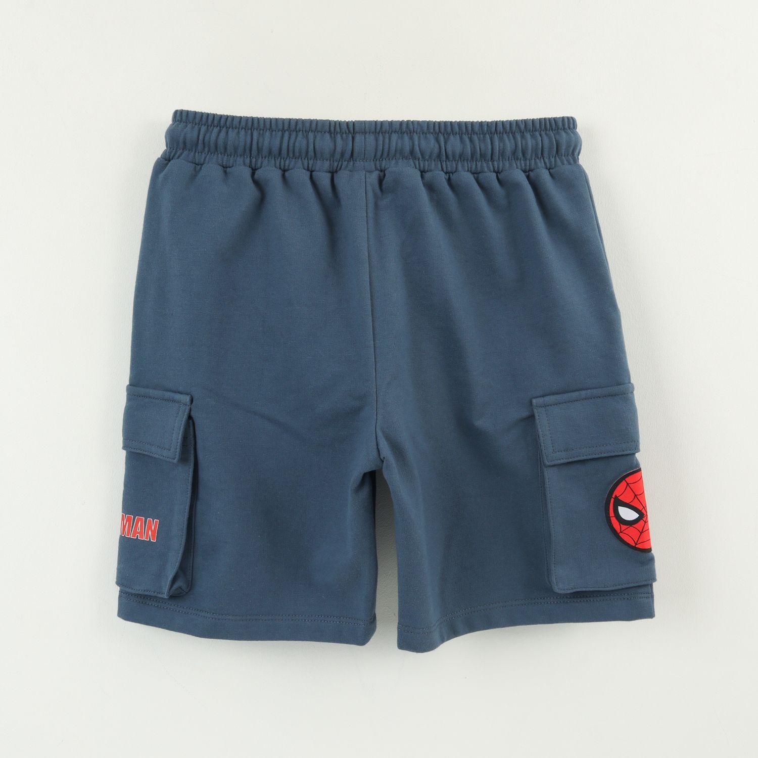 Short Cordón Niño Azul Cargo Spiderman Marvel-1