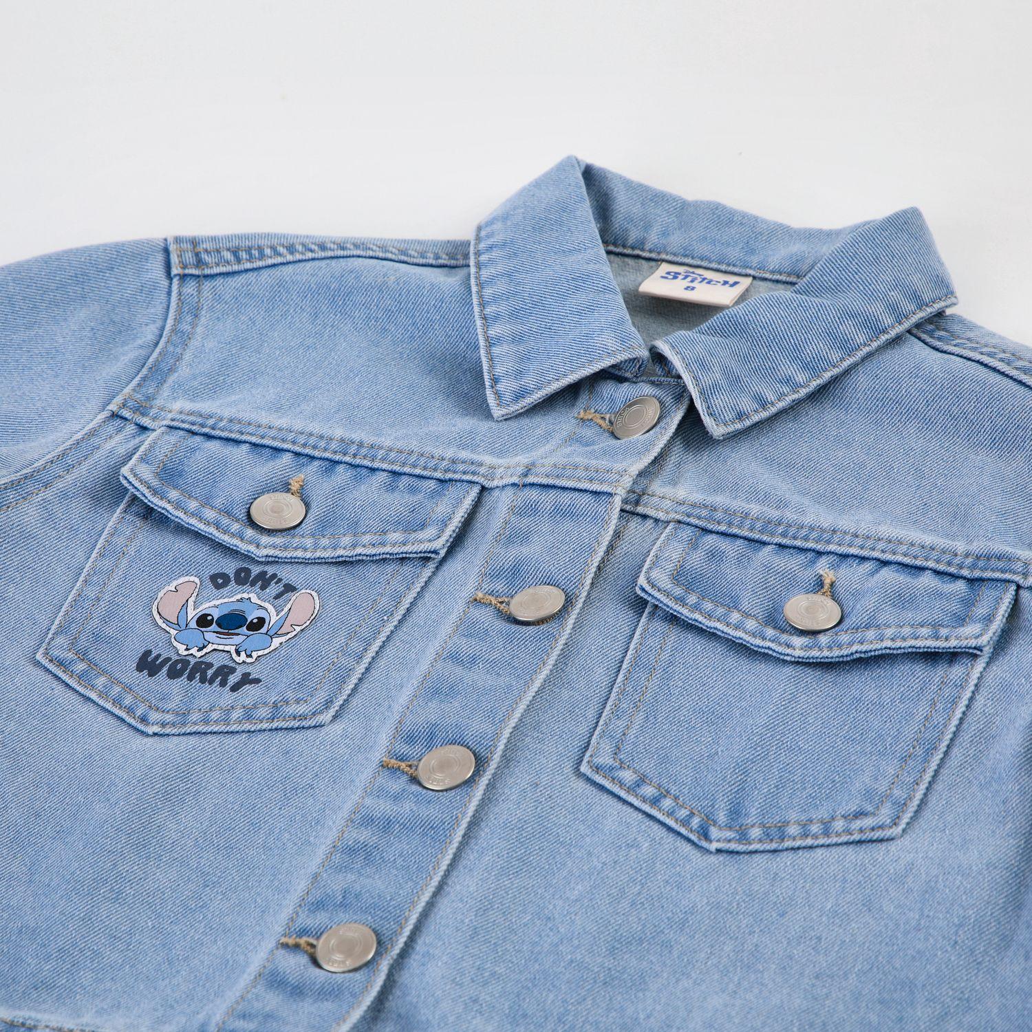 Chaqueta Niña Lilo & Stitch Disney Denim Azul-2