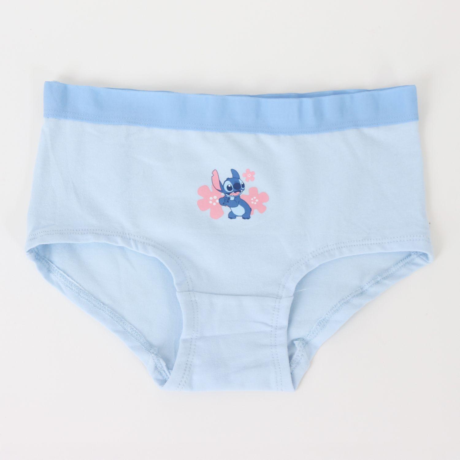 Tripack Calzón Niña Rosado Flores Lilo & Stitch Disney-1