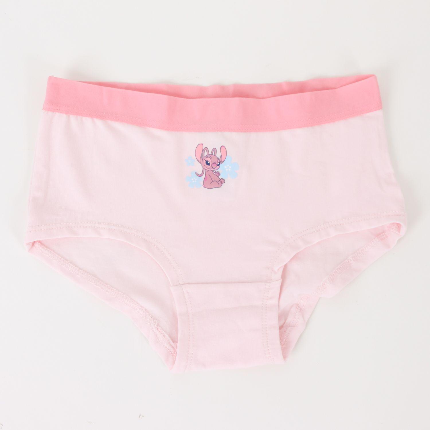 Tripack Calzón Niña Rosado Flores Lilo & Stitch Disney-5