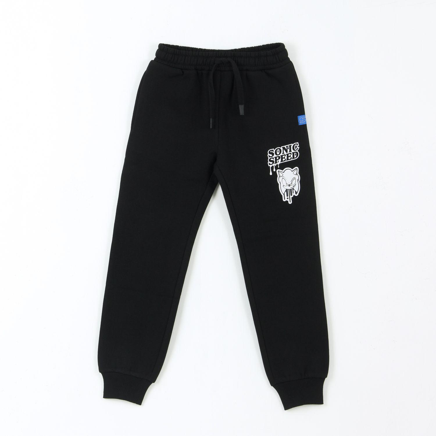 Pantalón de Buzo Speed Negro Sonic-0