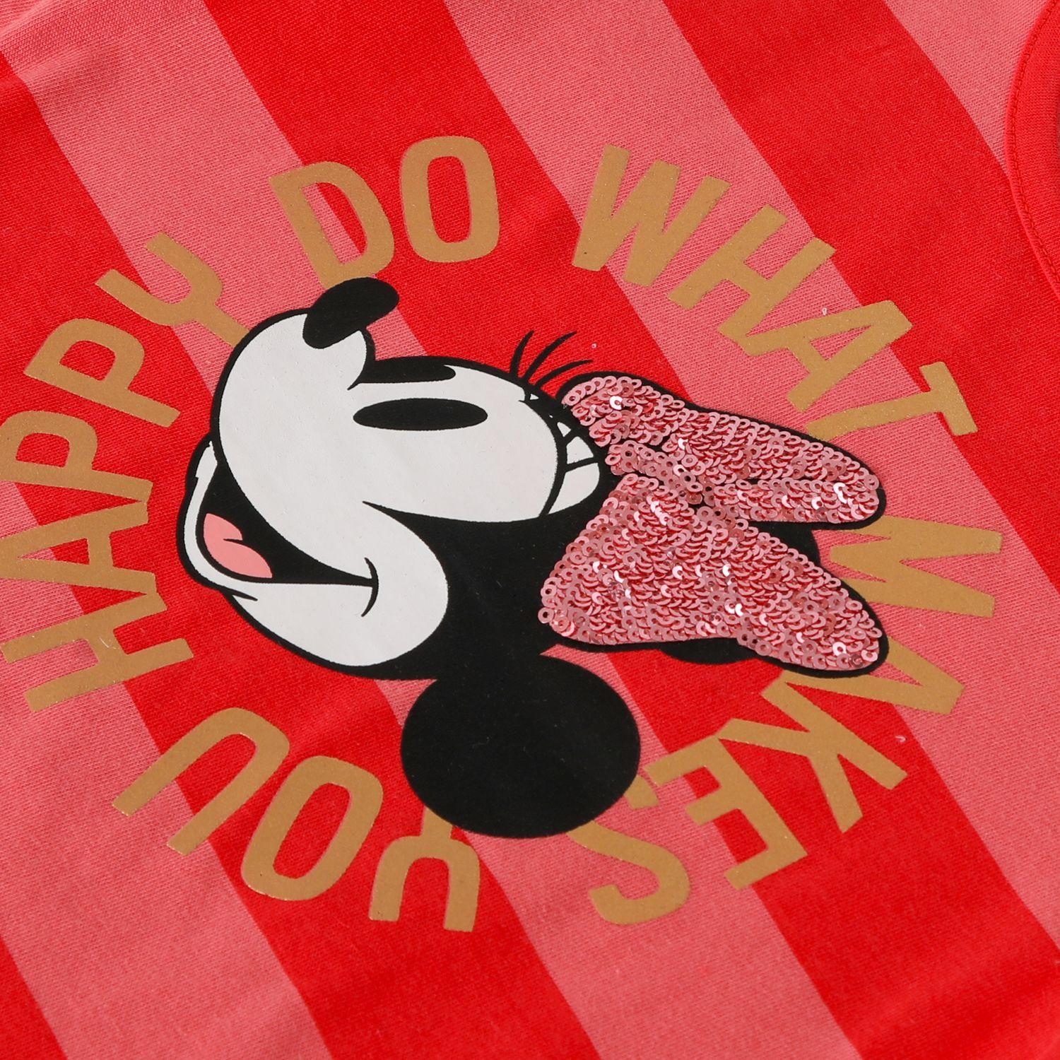 Polera Manga Larga Niña Minnie Do What Rojo Disney-1