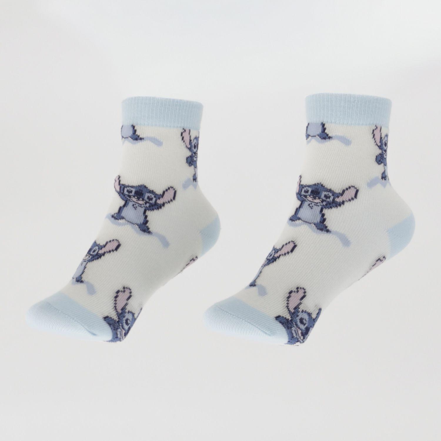 Tripack Calcetines Niña Rosado Print Lilo & Stitch Disney-2