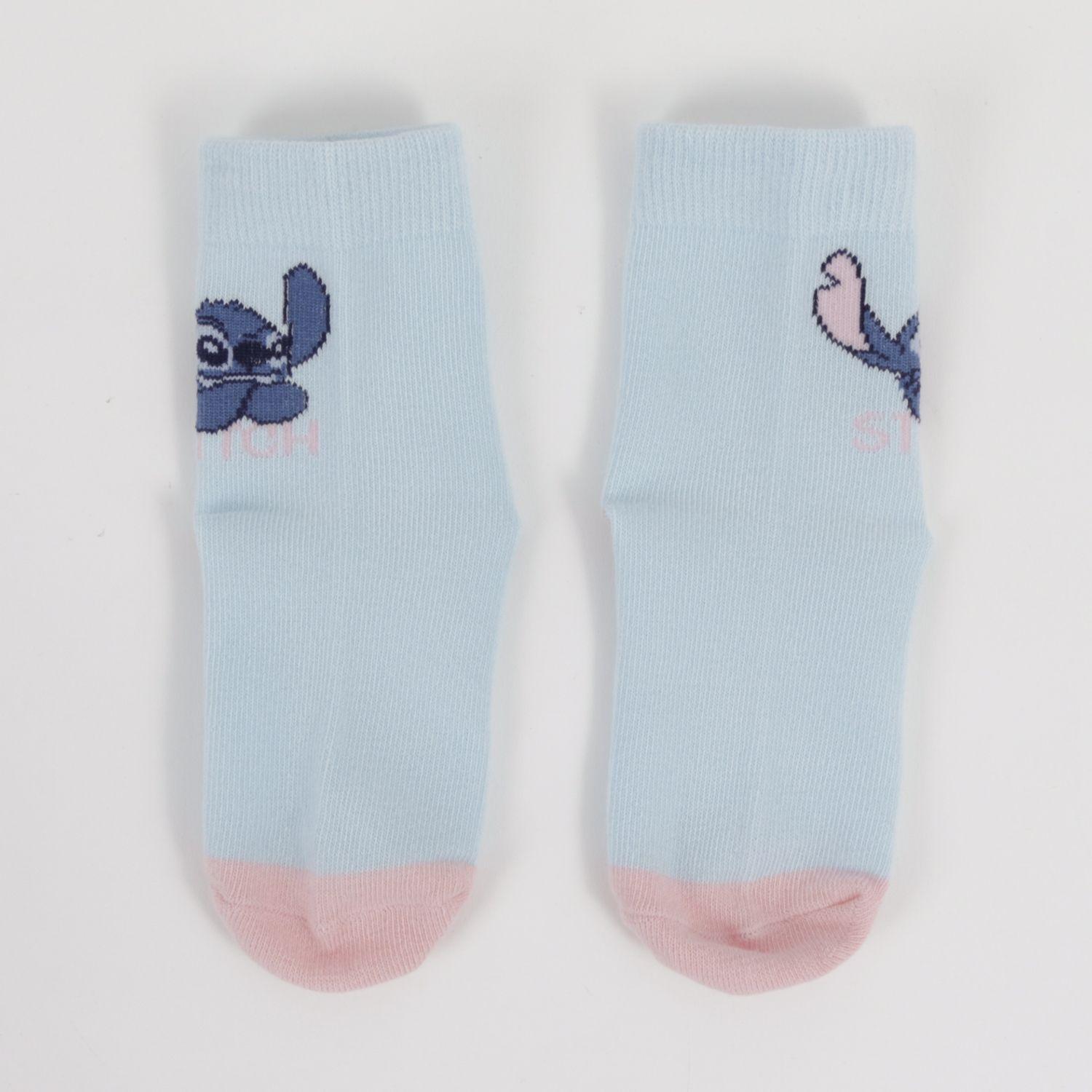 Tripack Calcetines Niña Rosado Print Lilo & Stitch Disney-6