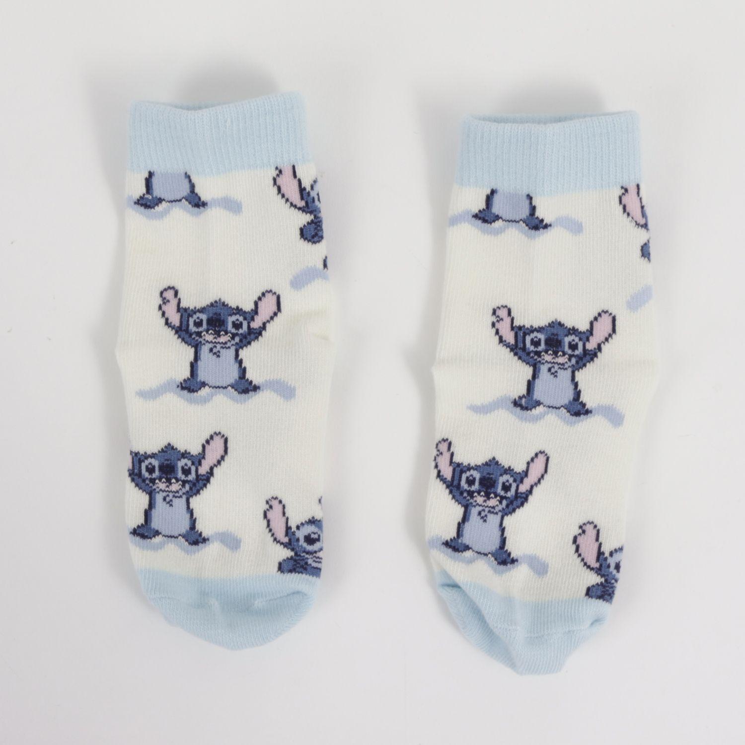 Tripack Calcetines Niña Rosado Print Lilo & Stitch Disney-8