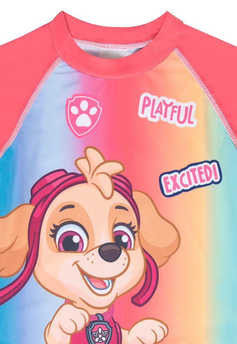 Polera UV Niña Skye Play Arcoiris Paw Patrol-2