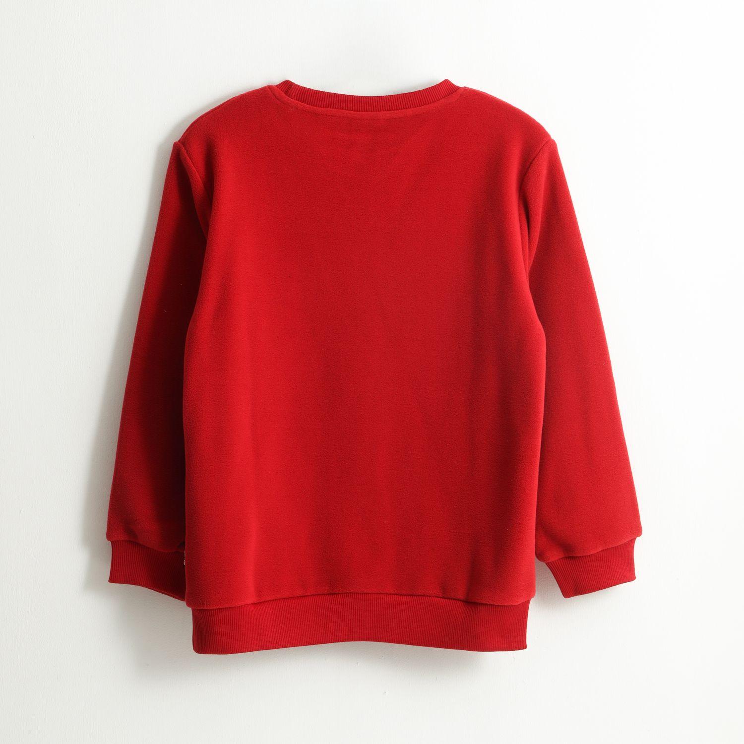 Polar Niño Diseño Frontal Mickey Rojo Disney-1