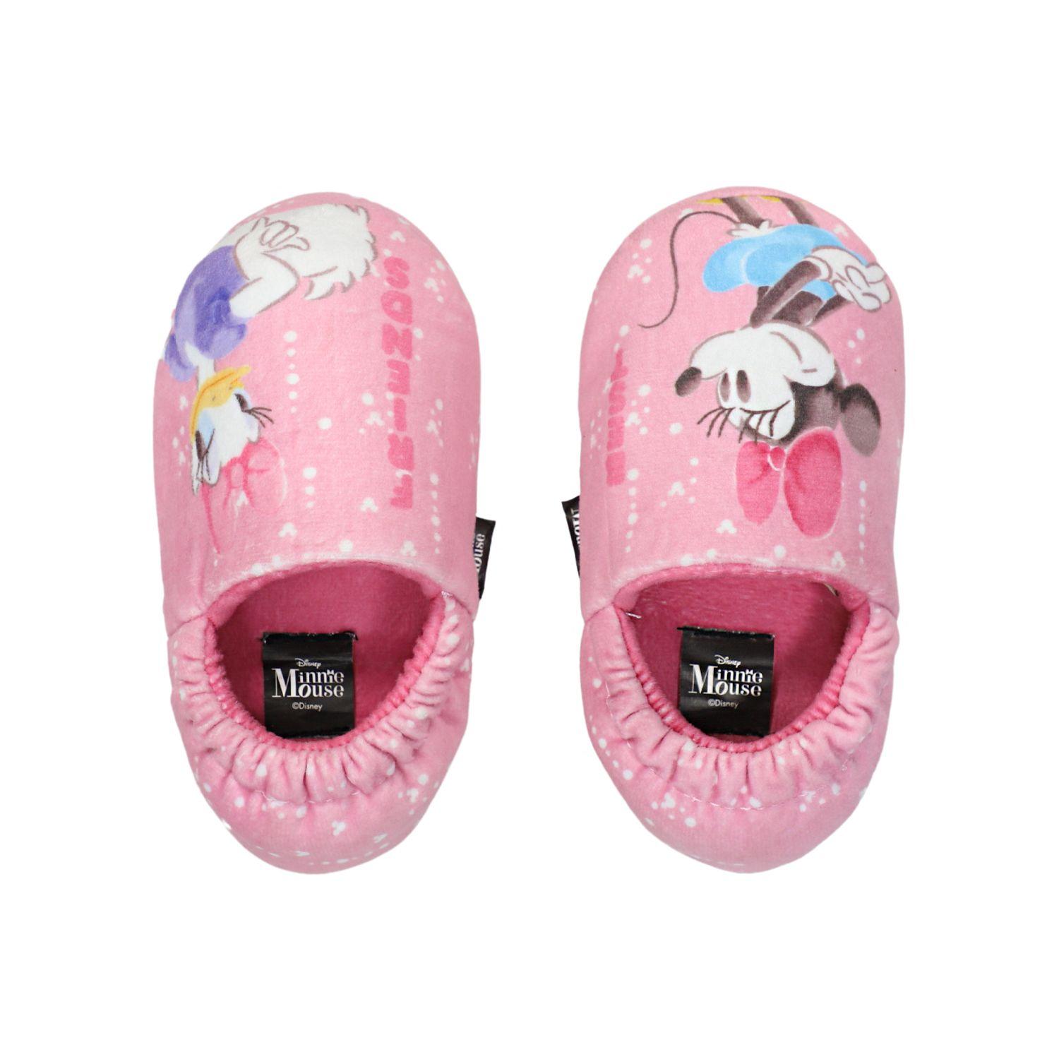 Pantufla Niña Minnie Dance Rosado Disney-1