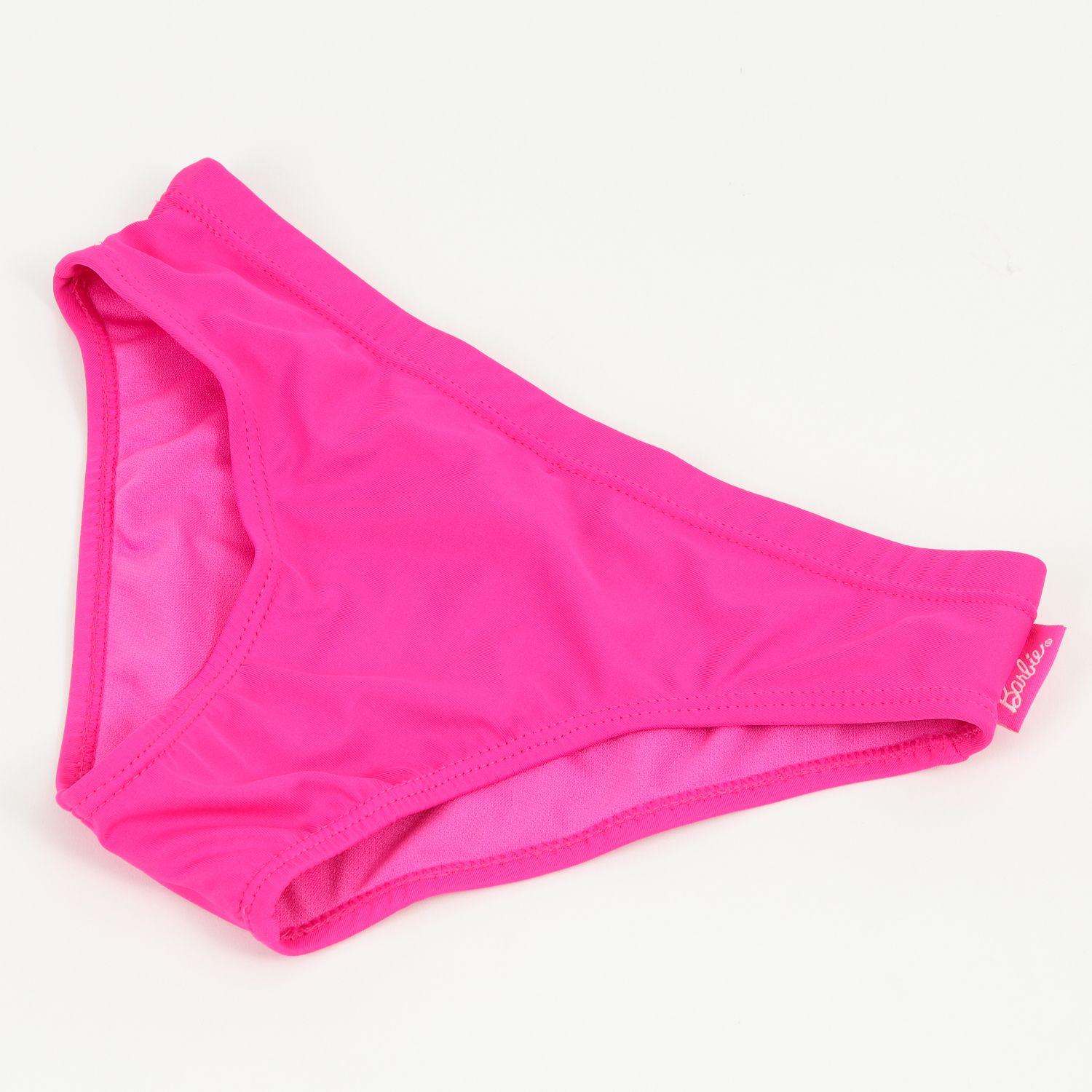 Bikini Niña Rosa Logo Barbie-3