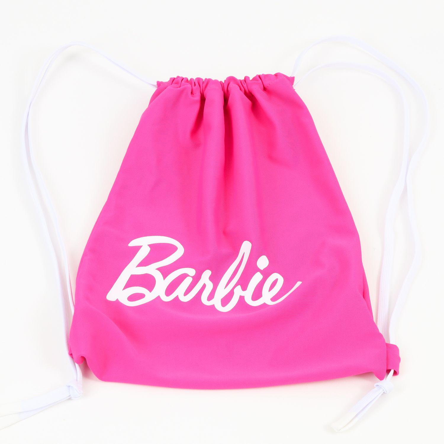 Bikini Niña Rosa Logo Barbie-4
