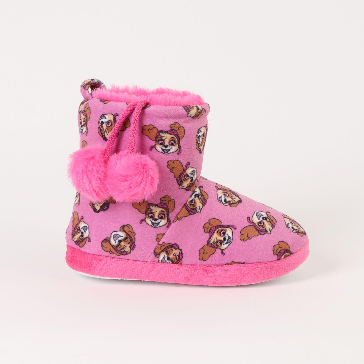 Pantufla Bota Niña Sky All Print Rosado Paw Patrol-1