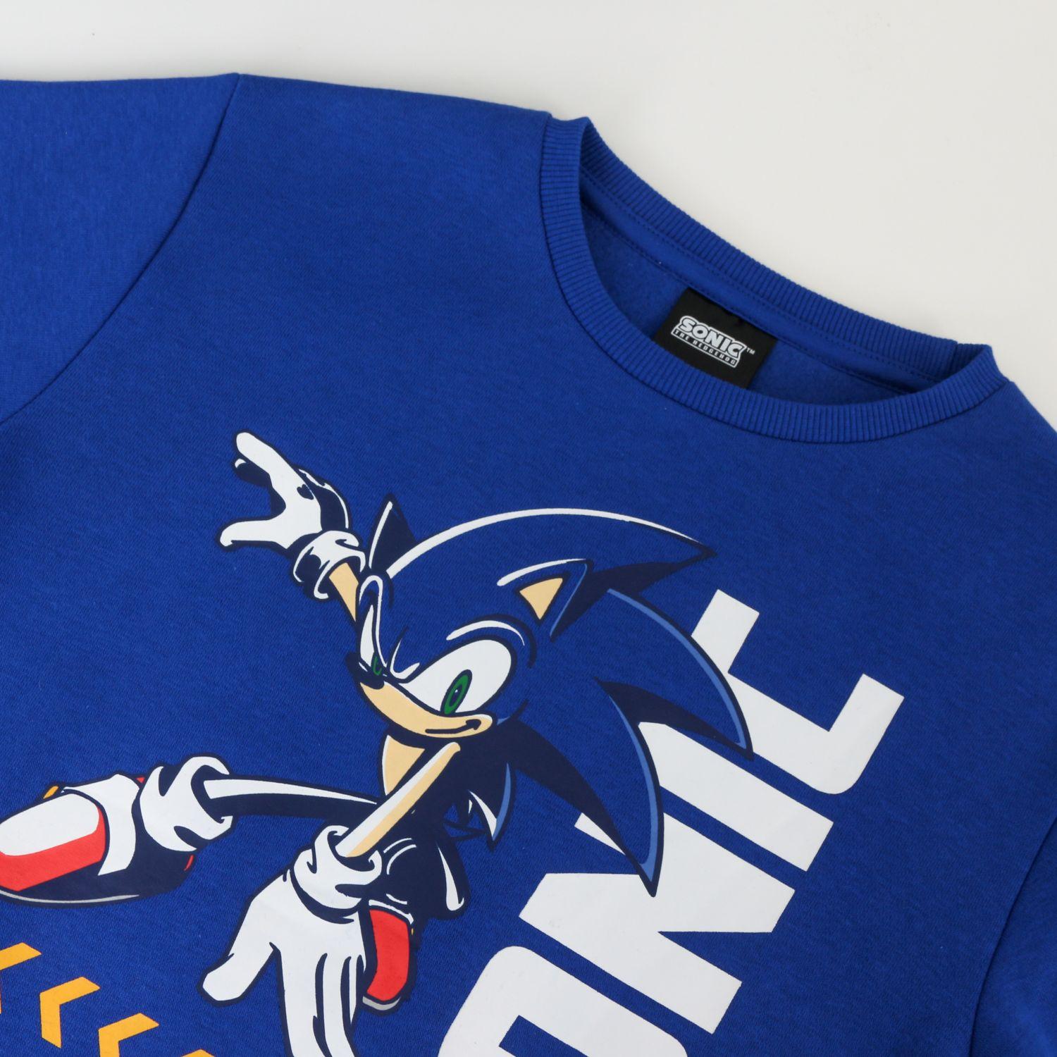 Conjunto Buzo Niño Sonic en Acción Azul Sonic-2