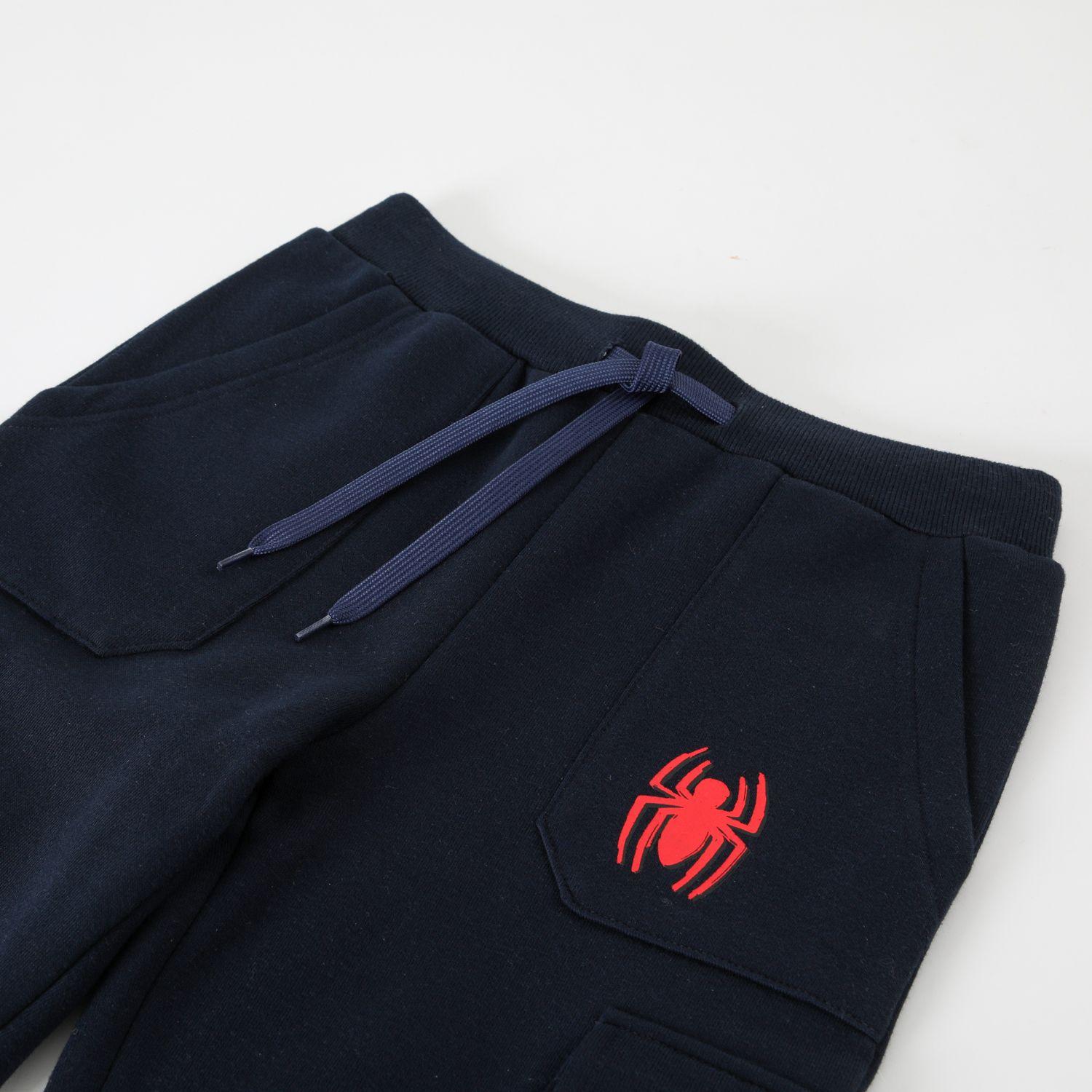 Pantalon Niño Spiderman Cargo Azul Marvel-1