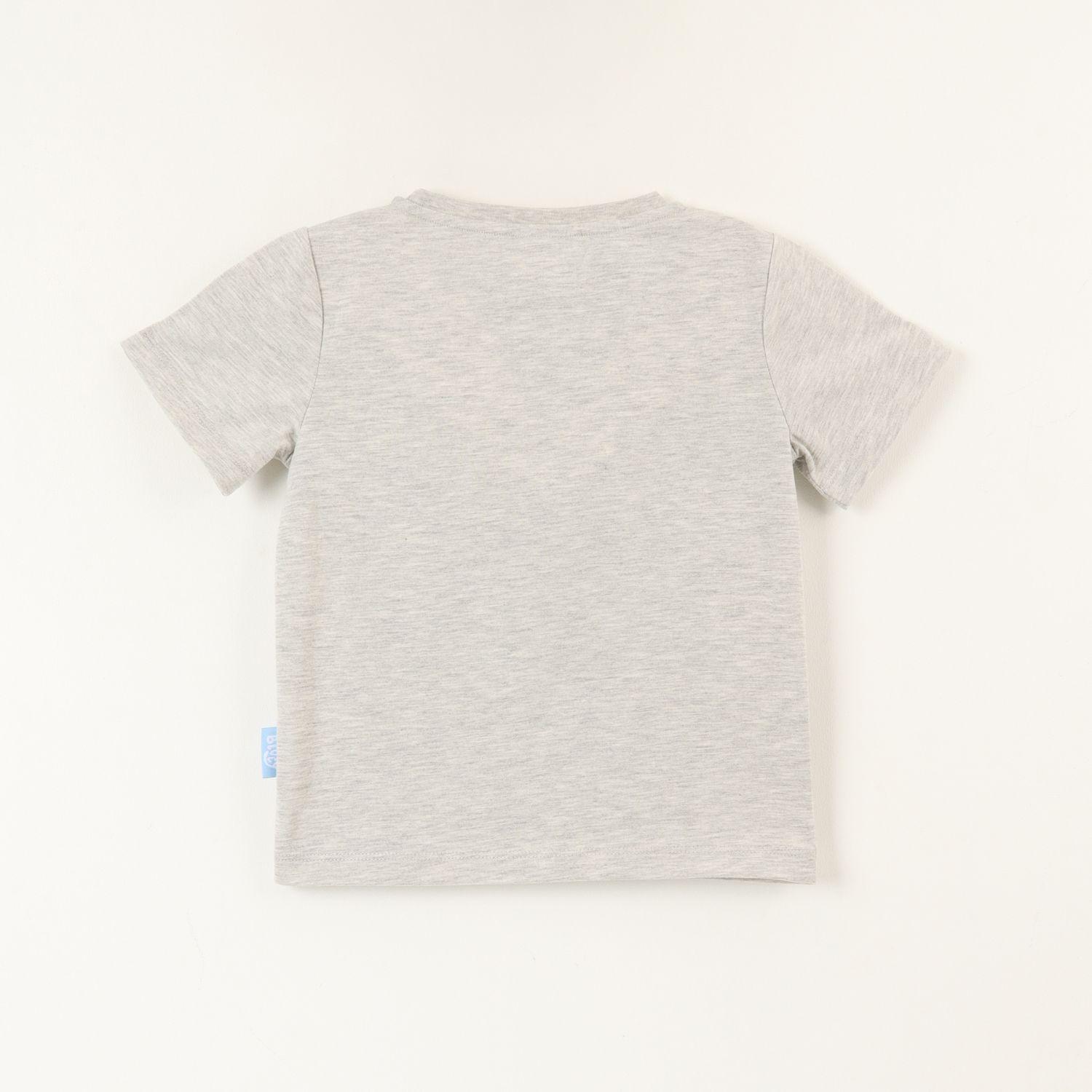 Polera Manga Corta Niño Lentejuelas Reversible Gris Bluey-2