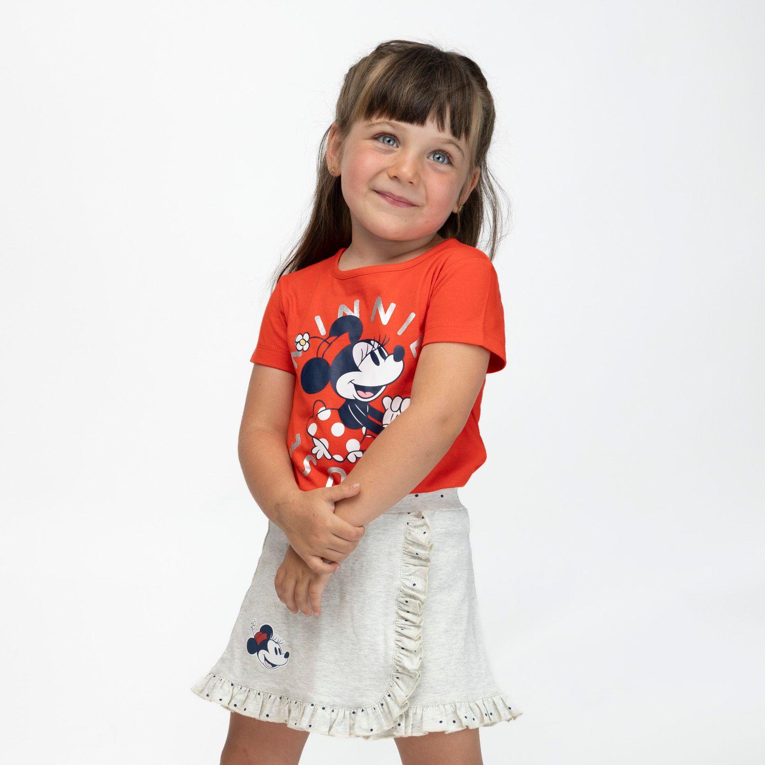 Falda Niña Minnie Vuelos Gris Disney-1