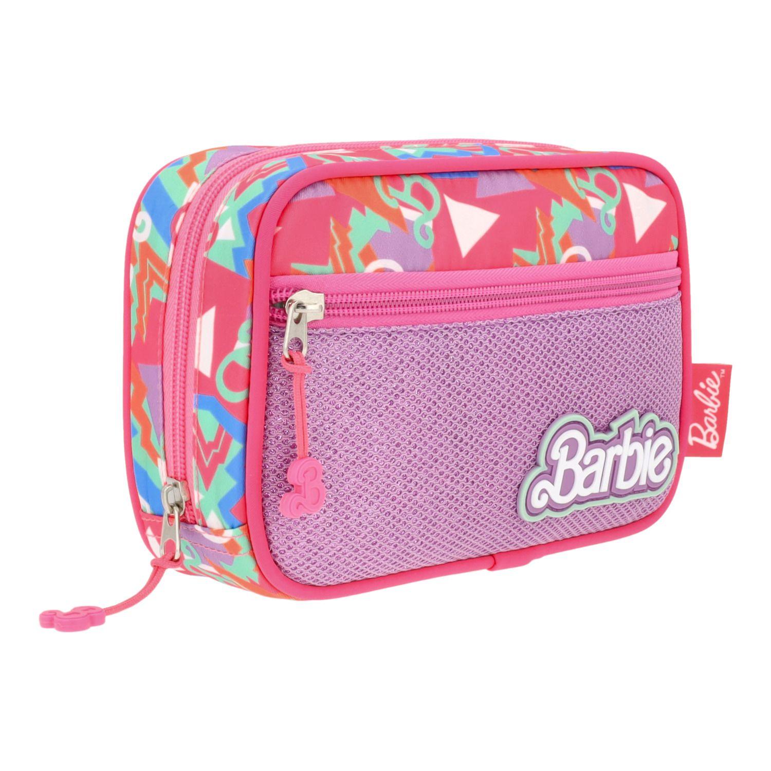 Estuche Escolar Niña Full Print Rosado Barbie-1