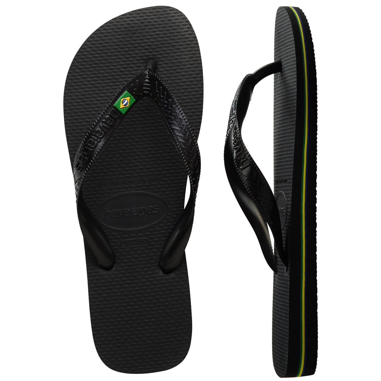 Sandalia Mujer Brasil  Negro Havaianas-4