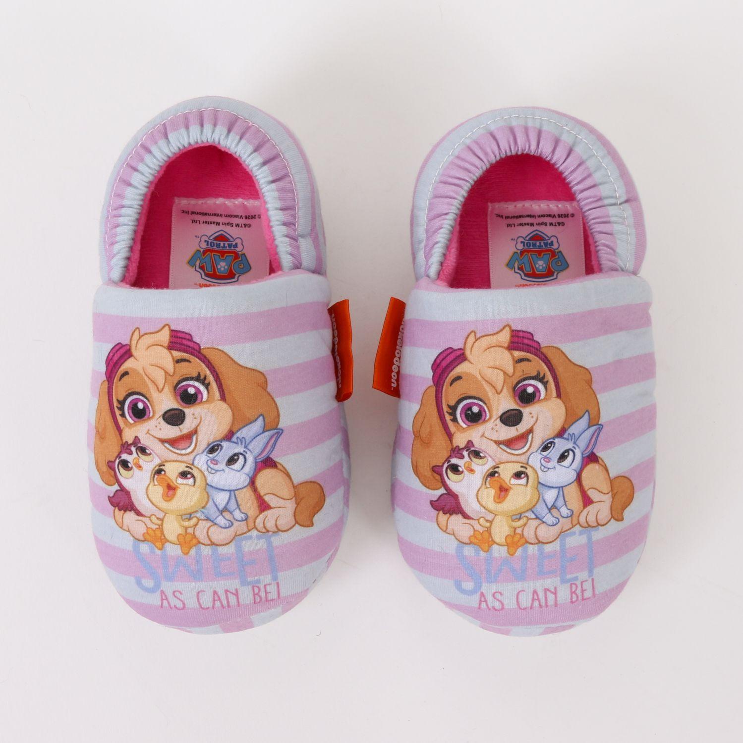 Pantufla Niña Rayas Skye & Friends Rosado Paw Patrol-2