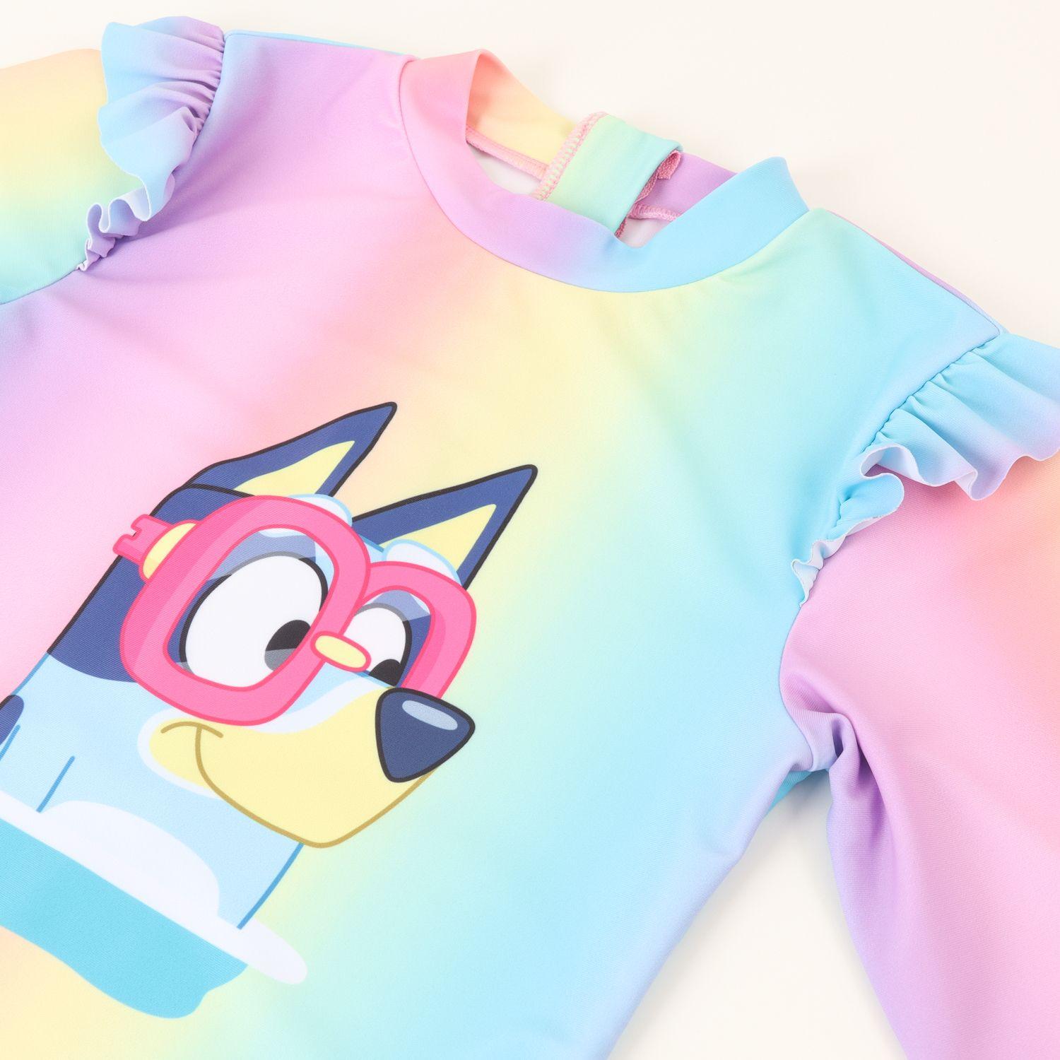 Enterito Niña Multicolor Bath Rainbow Bluey-2