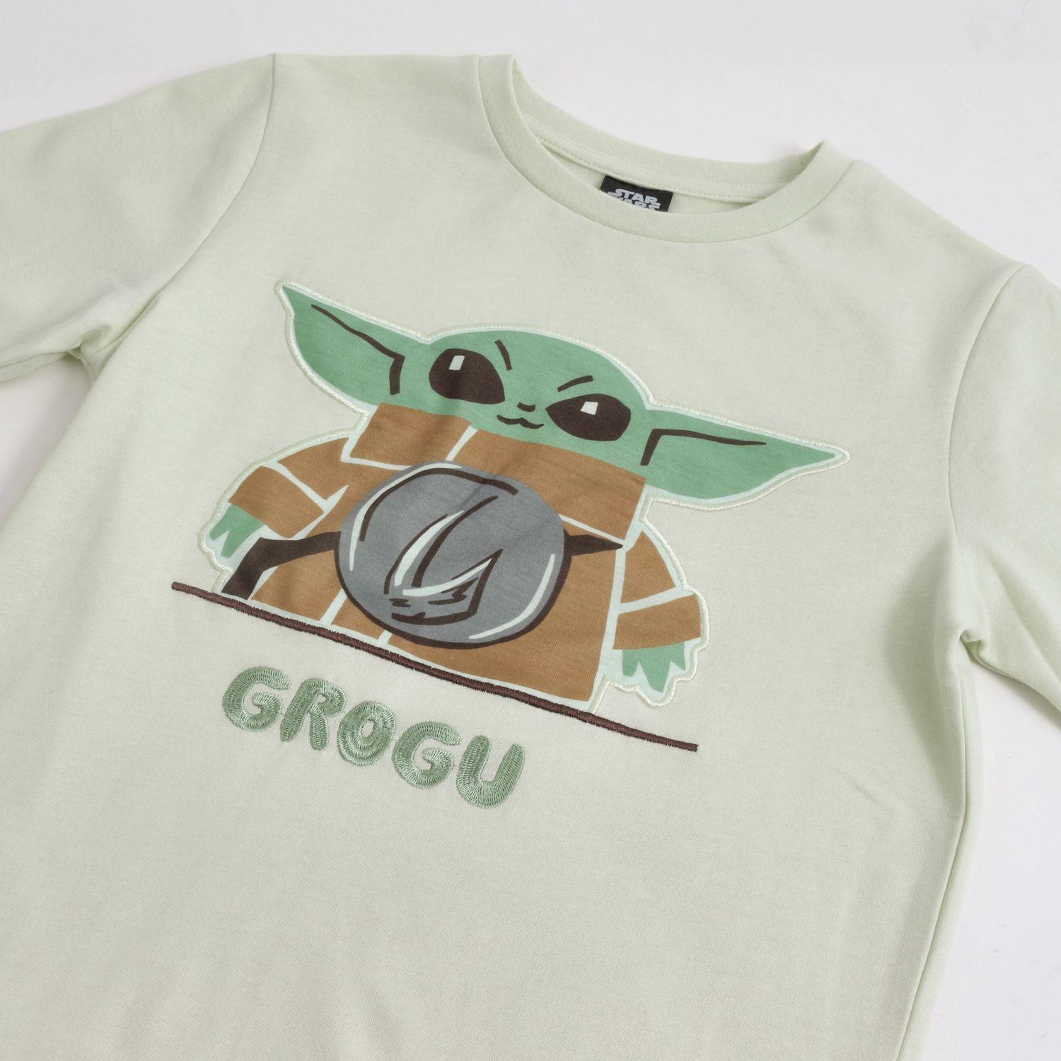 Pijama Manga Larga Niño Grogu Verde Star Wars-2