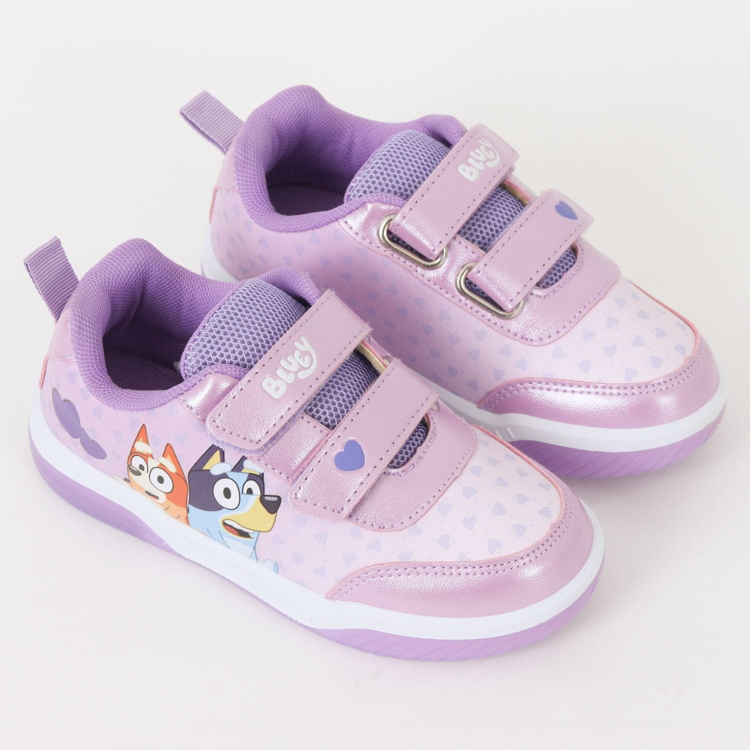 Zapatillas con luces Niña Lila Bingo & Bluey-1