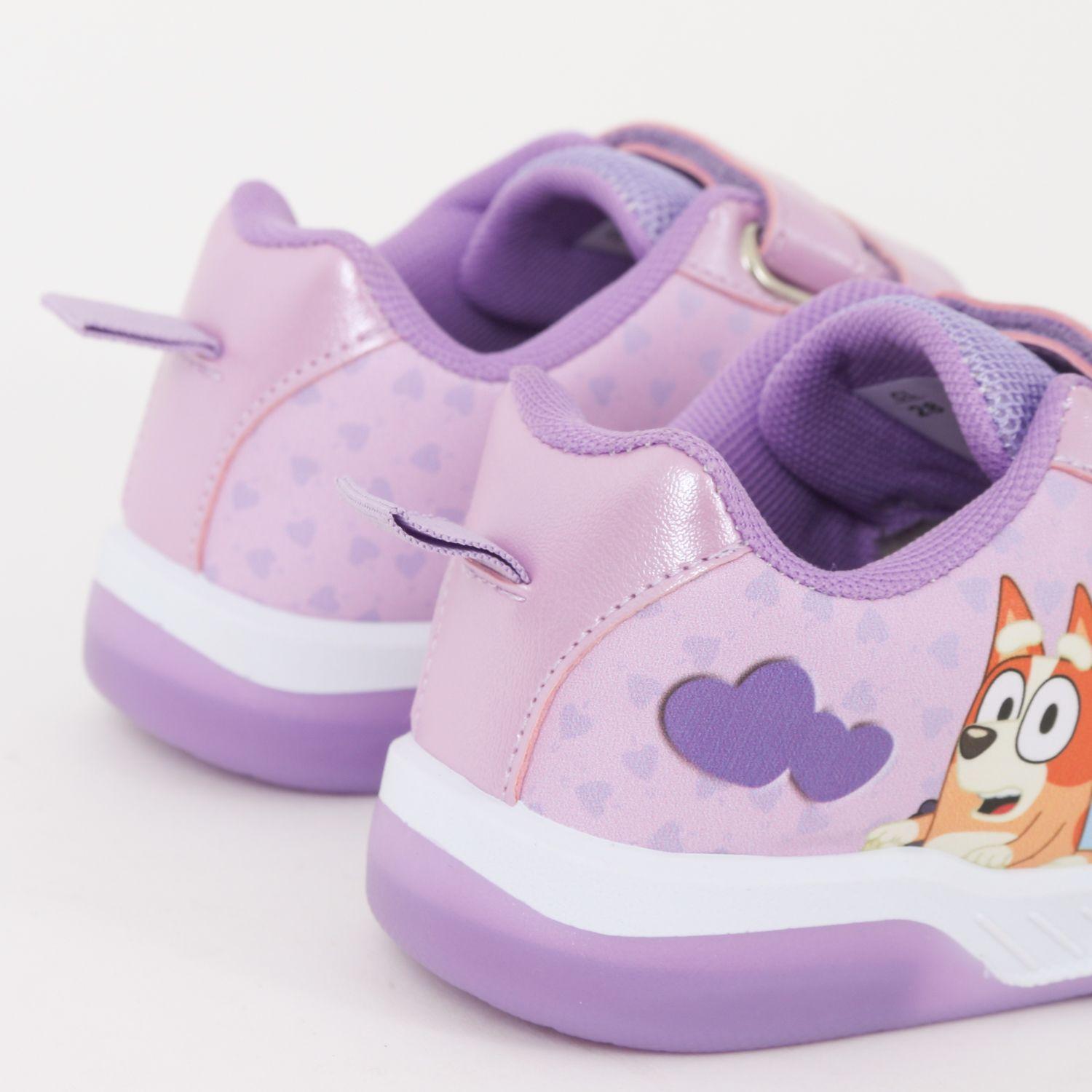 Zapatillas con luces Niña Lila Bingo & Bluey-2