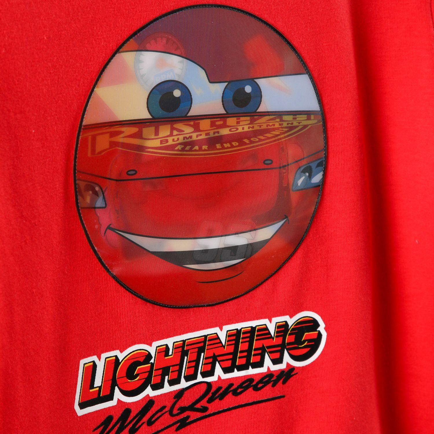 Polera Manga Larga Niño Cars Lightning Rojo Cars-1