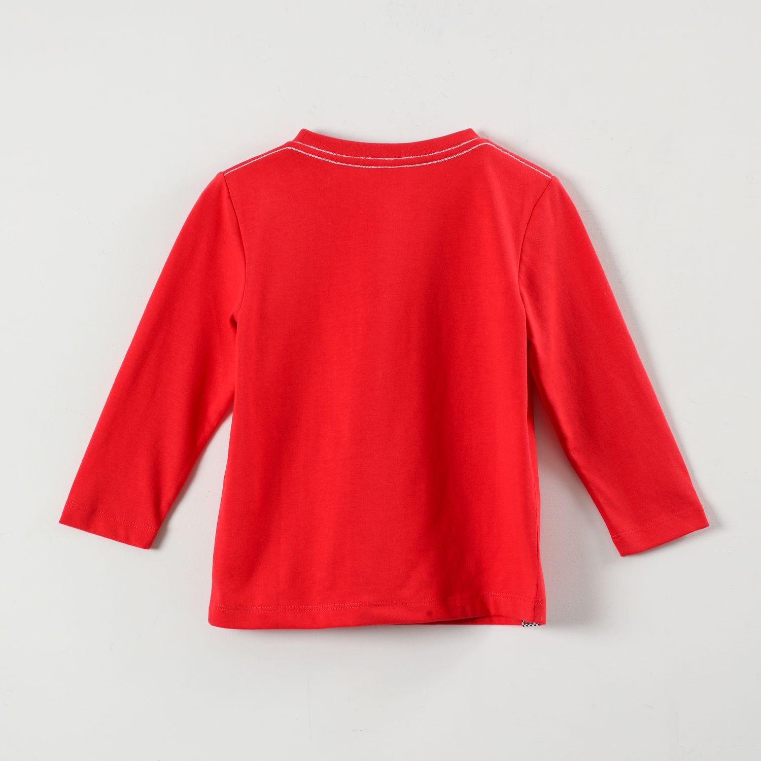 Polera Manga Larga Niño Cars Lightning Rojo Cars-3