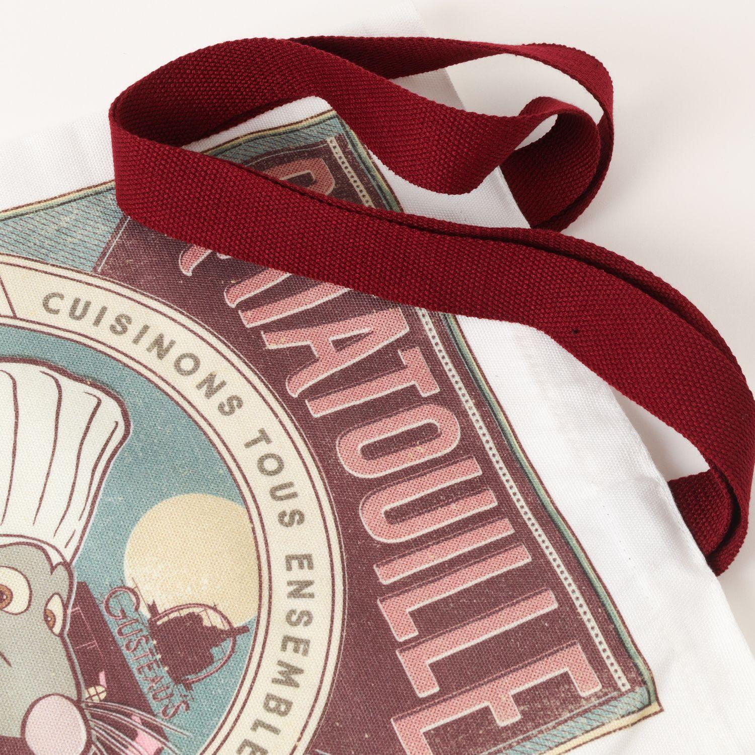 Totebag Niño Blanco Ratatouille Pixar Disney-2